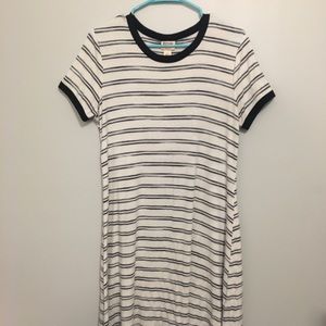 Striped T-shirt dress